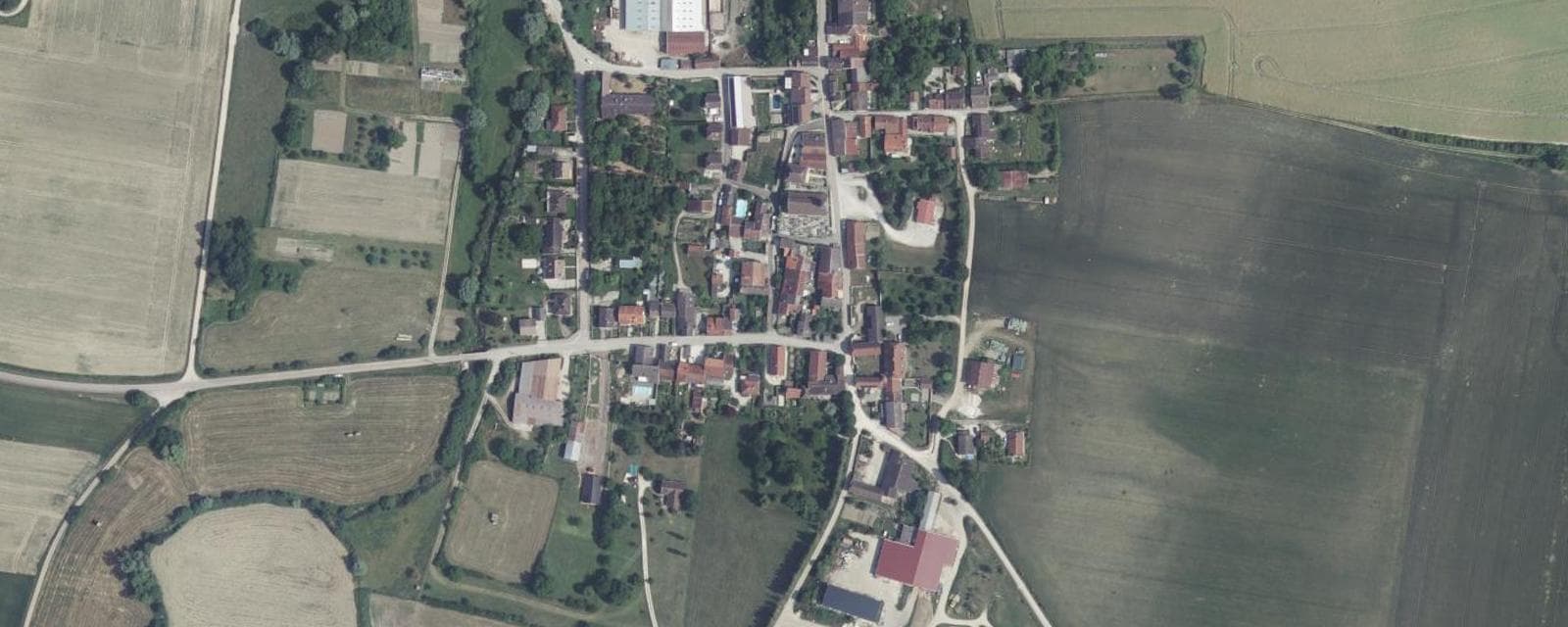 Vue aérienne de Juvancourt (Aube)