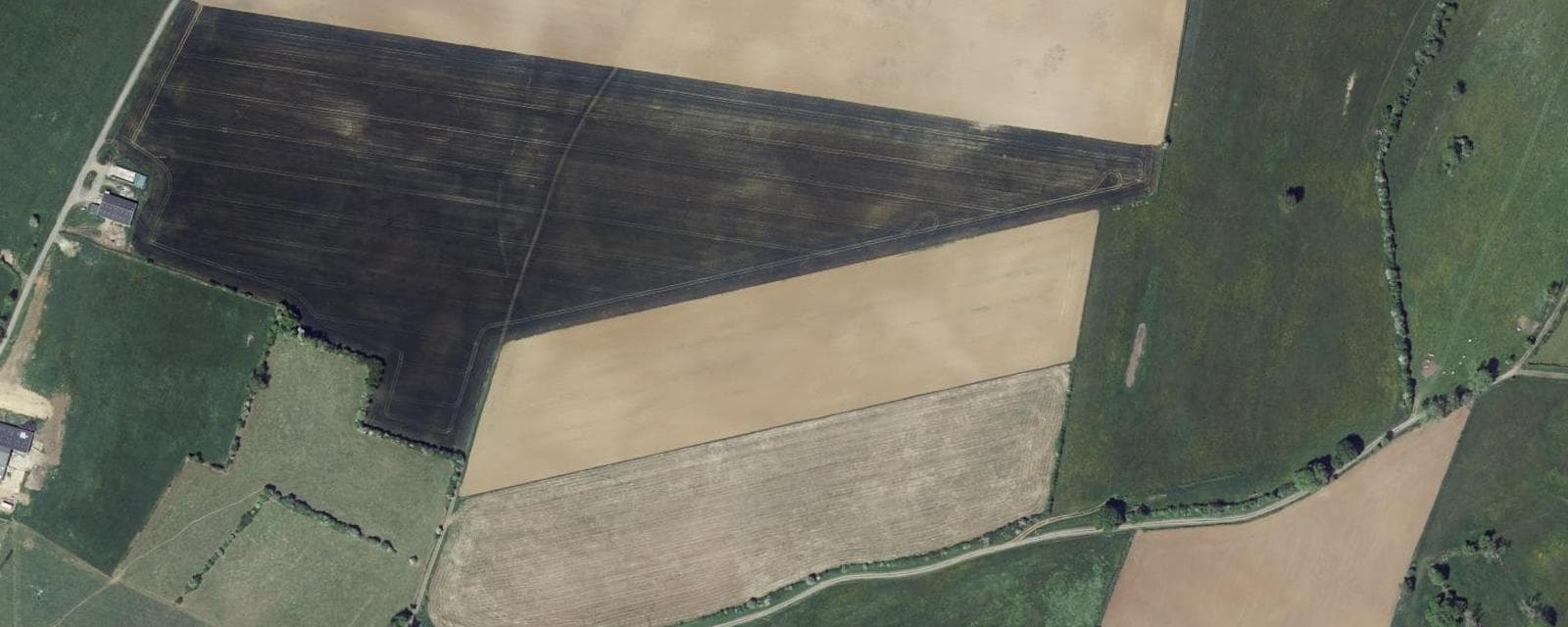 Vue aérienne de L'Échelle (Ardennes)
