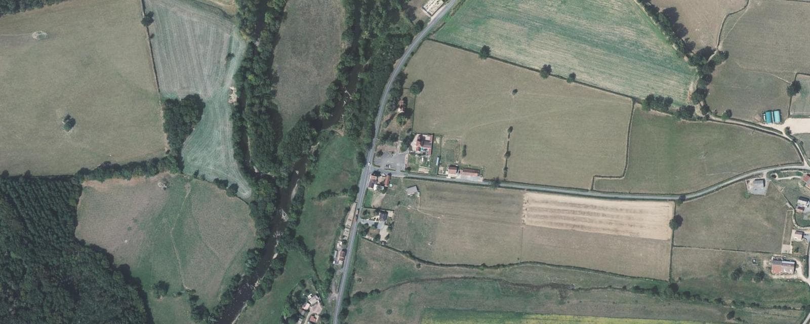 Vue aérienne de La Boulaye (Saône-et-Loire)