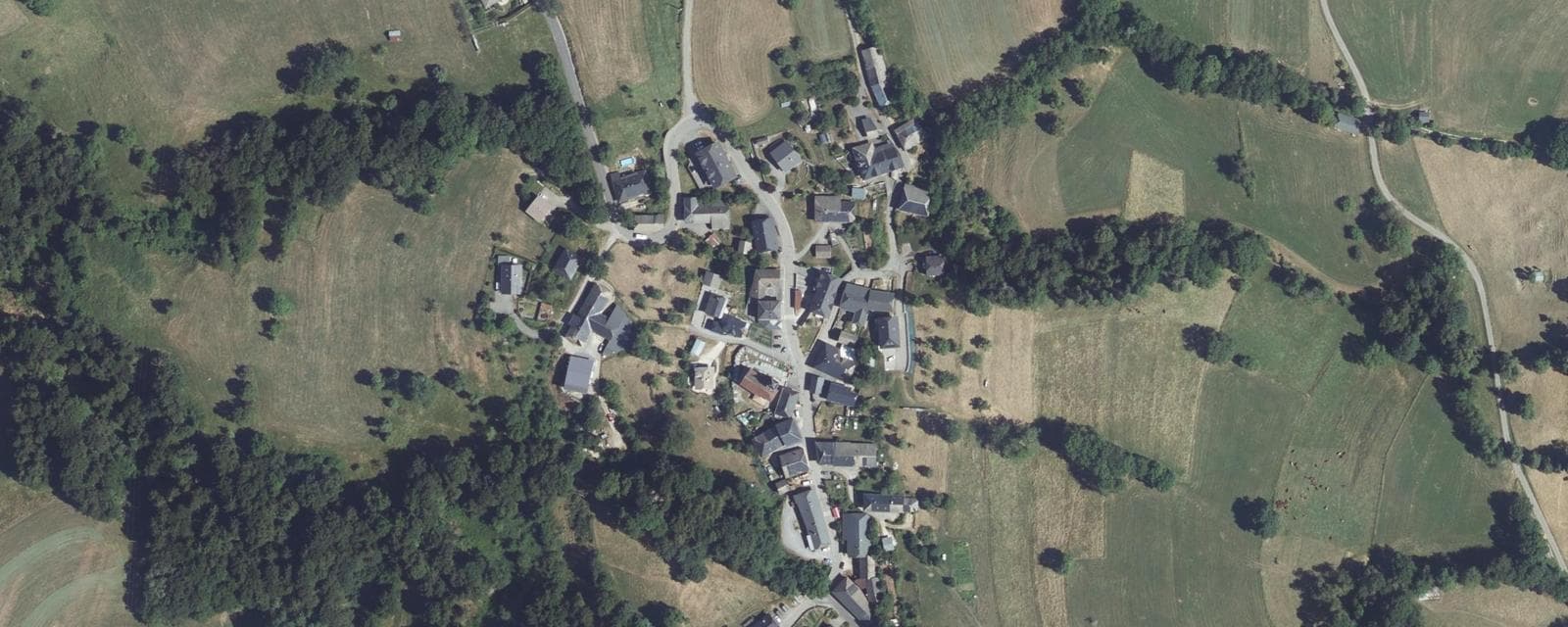 Vue aérienne de La Chapelle-Saint-Maurice (Haute-Savoie)