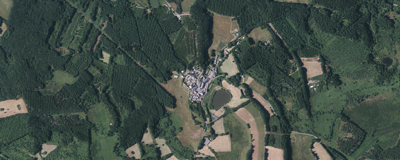 Vue aérienne de Le Soulié (Hérault)
