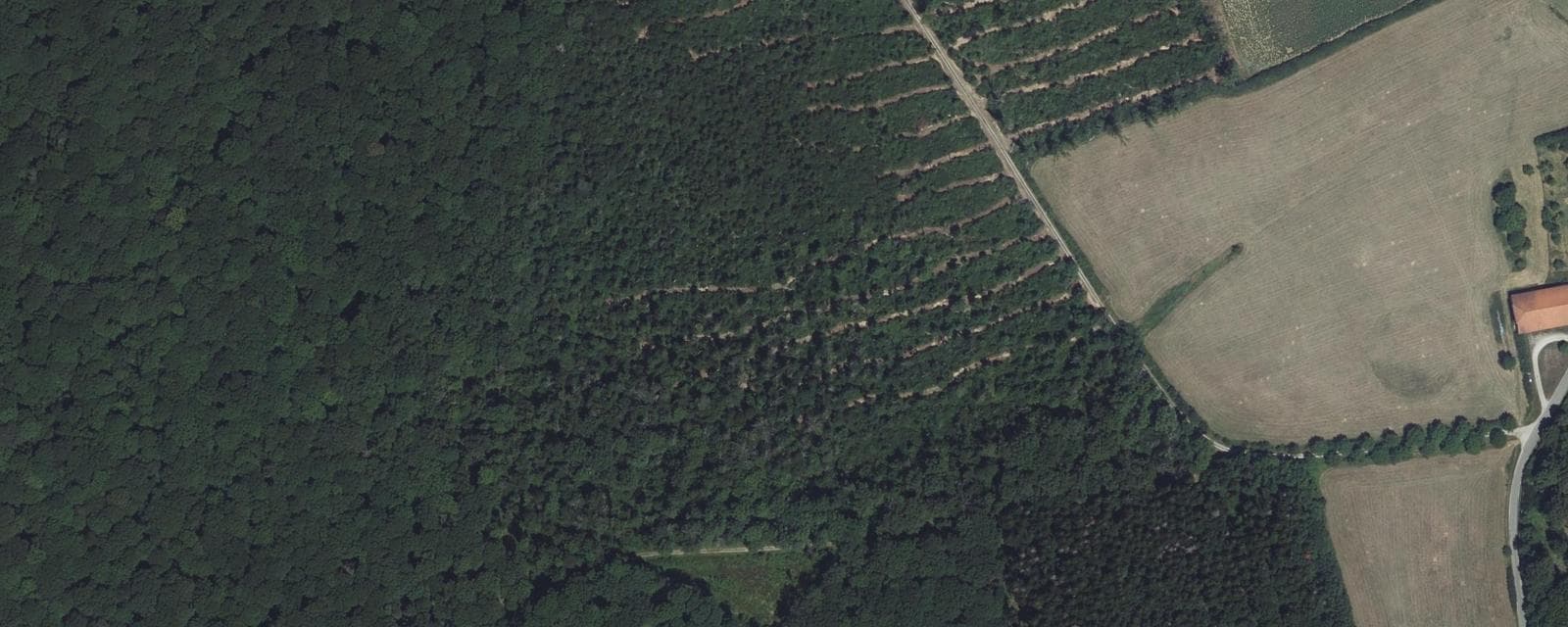 Vue aérienne de Leménil-Mitry (Meurthe-et-Moselle)