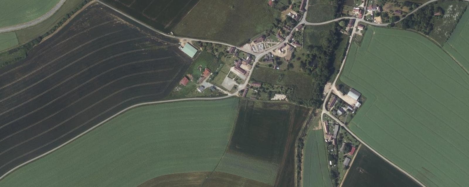 Vue aérienne de Les Châtelets (Eure-et-Loir)