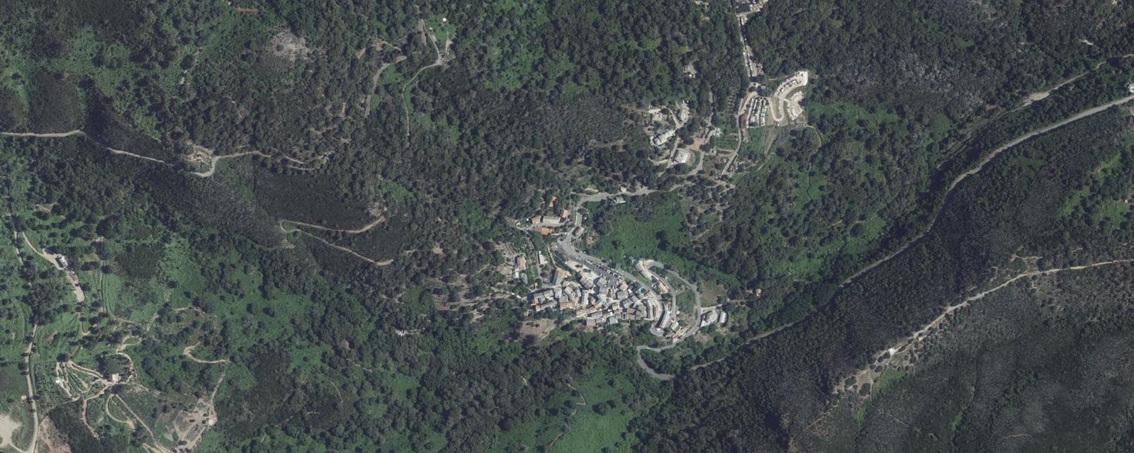 Vue aérienne de Lucciana (Haute-Corse)
