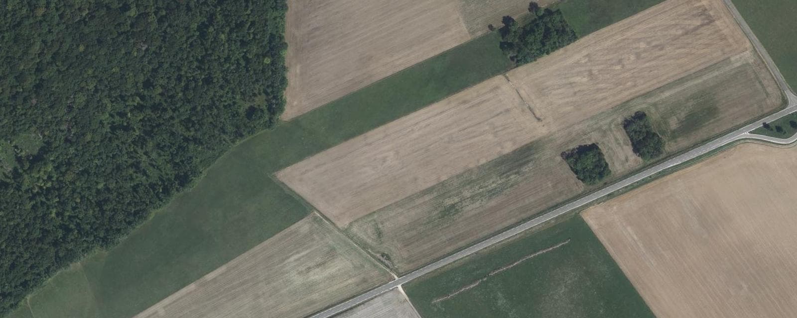 Vue aérienne de Manois (Haute-Marne)