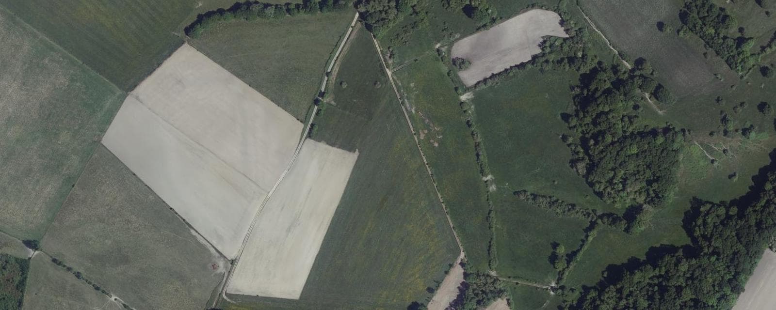Vue aérienne de Marcq (Ardennes)