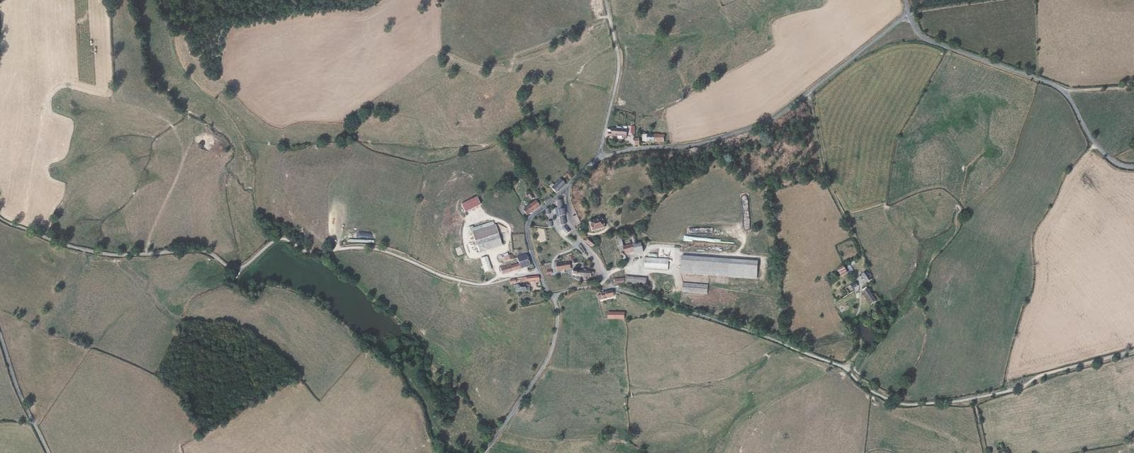 Vue aérienne de Marly-sous-Issy (Saône-et-Loire)