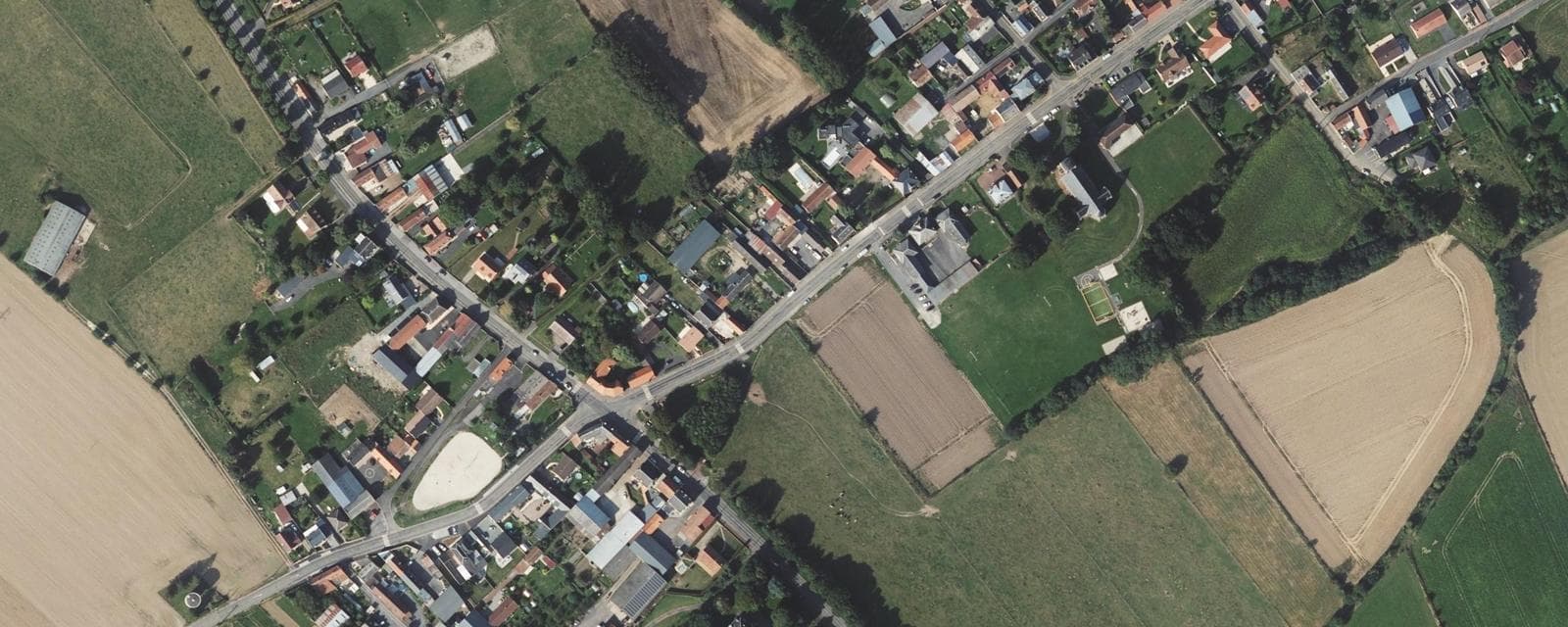 Vue aérienne de Neuville-Vitasse (Pas-de-Calais)