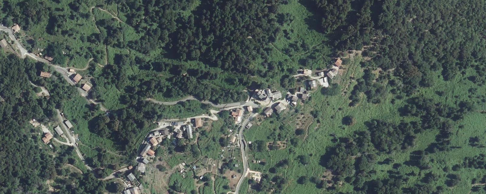 Vue aérienne de Novale (Haute-Corse)