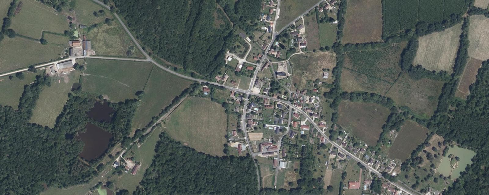 Vue aérienne de Orçay (Loir-et-Cher)