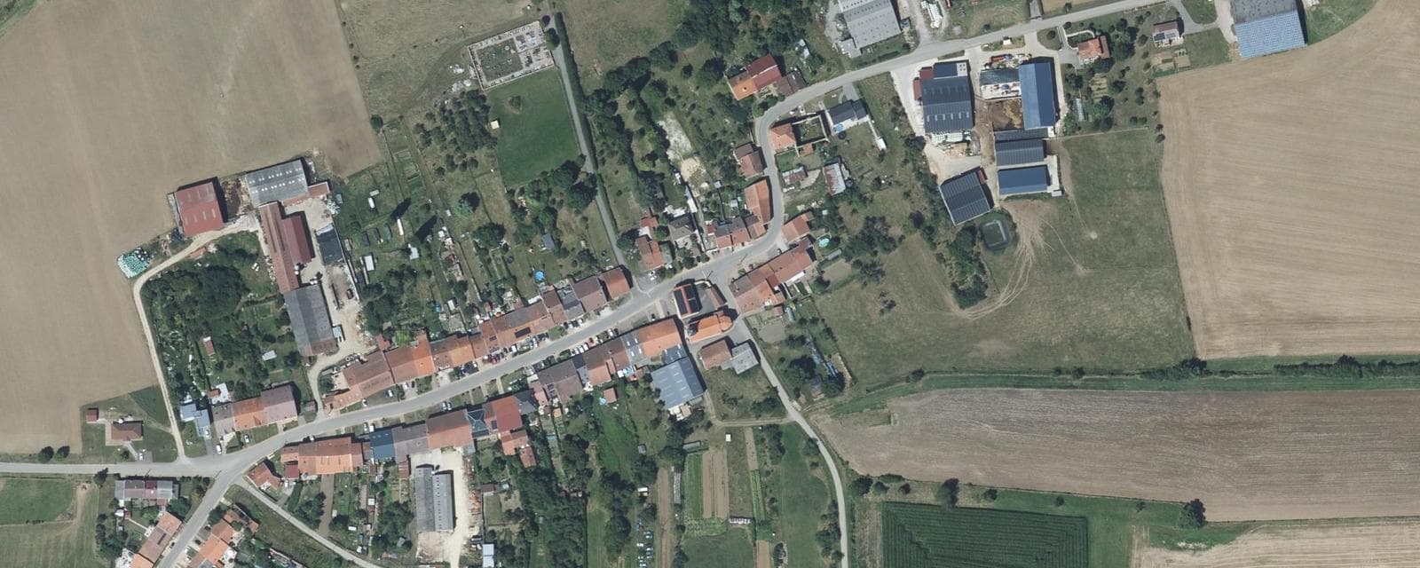 Vue aérienne de Ozerailles (Meurthe-et-Moselle)