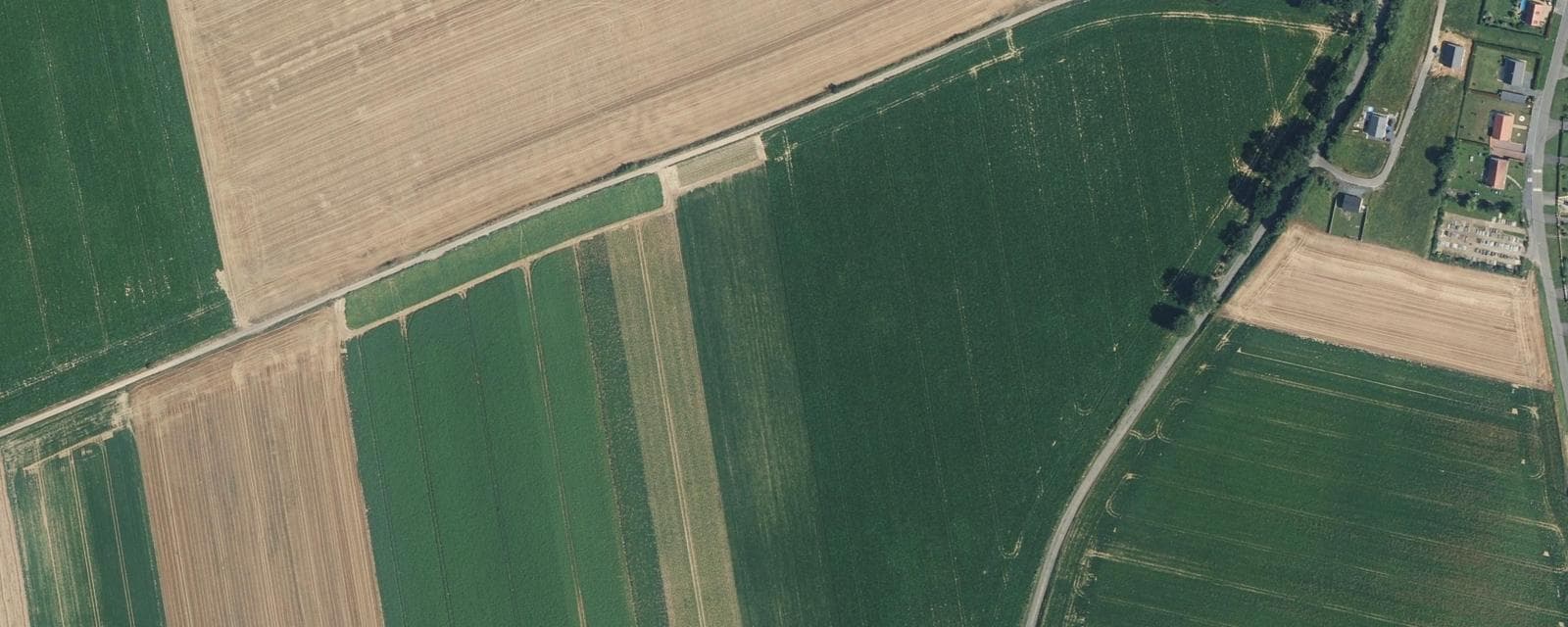 Vue aérienne de Pargny (Somme)
