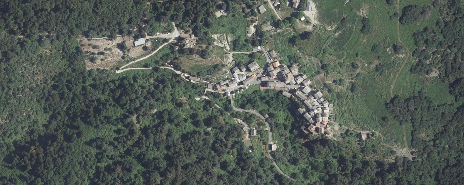 Vue aérienne de Pero-Casevecchie (Haute-Corse)