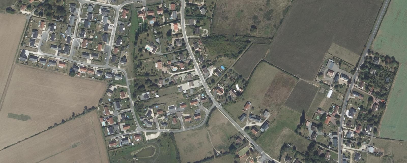Vue aérienne de Pigny (Cher)
