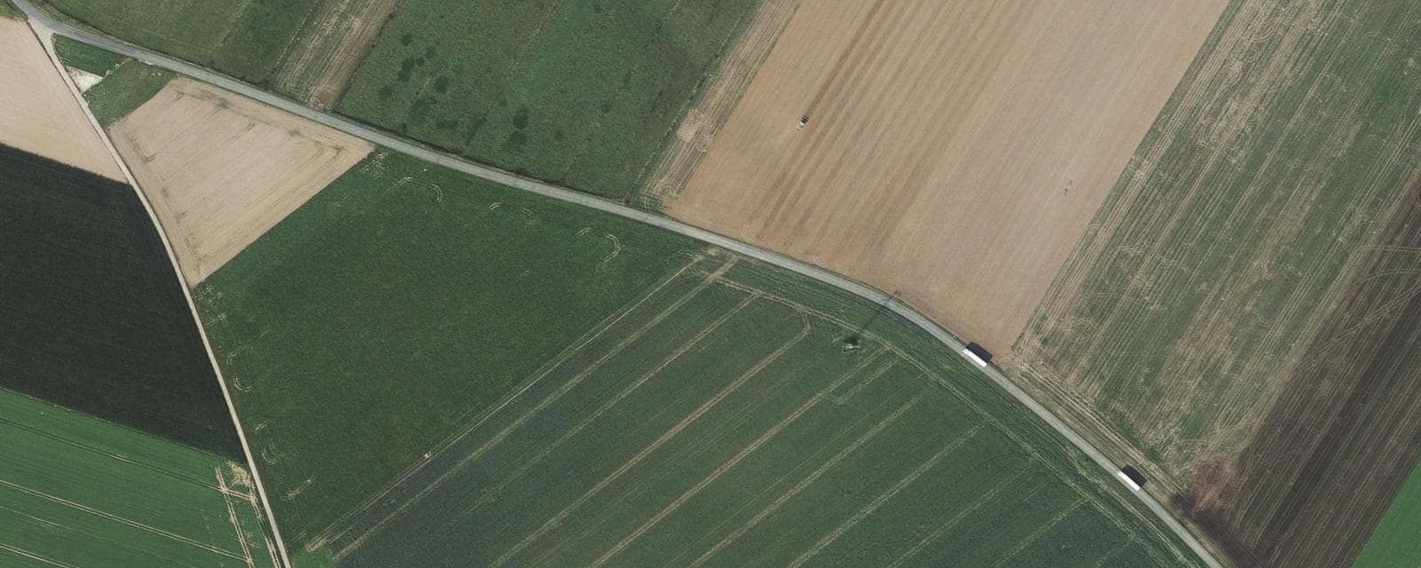 Vue aérienne de Riencourt-lès-Cagnicourt (Pas-de-Calais)