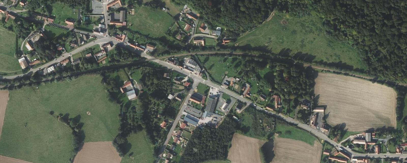Vue aérienne de Roëllecourt (Pas-de-Calais)
