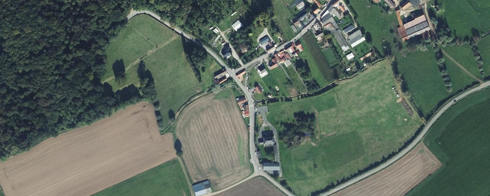 Vue aérienne de Rombly (Pas-de-Calais)