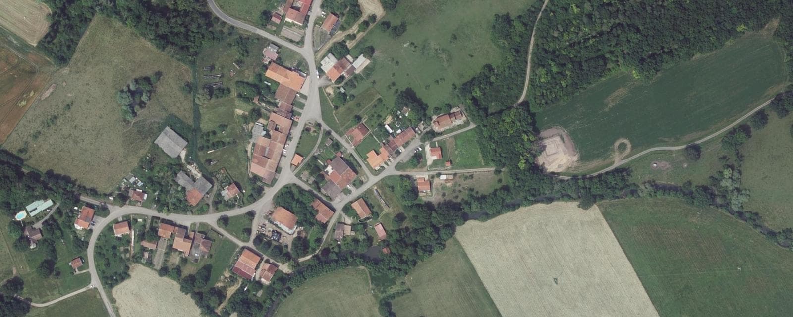Vue aérienne de Saint-Martin (Meurthe-et-Moselle)