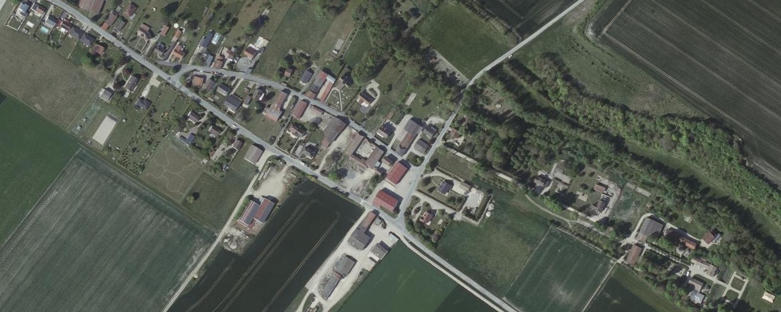 Vue aérienne de Saint-Quentin-sur-Coole (Marne)