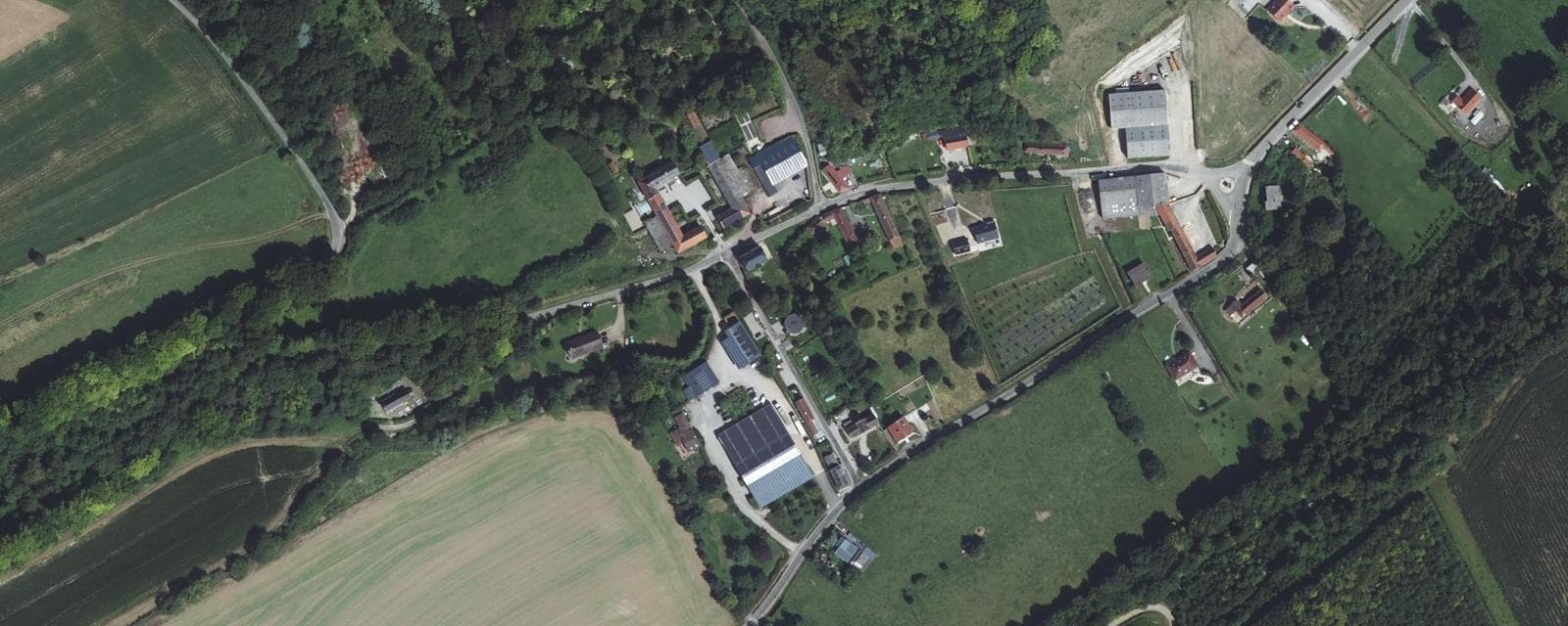 Vue aérienne de Séricourt (Pas-de-Calais)
