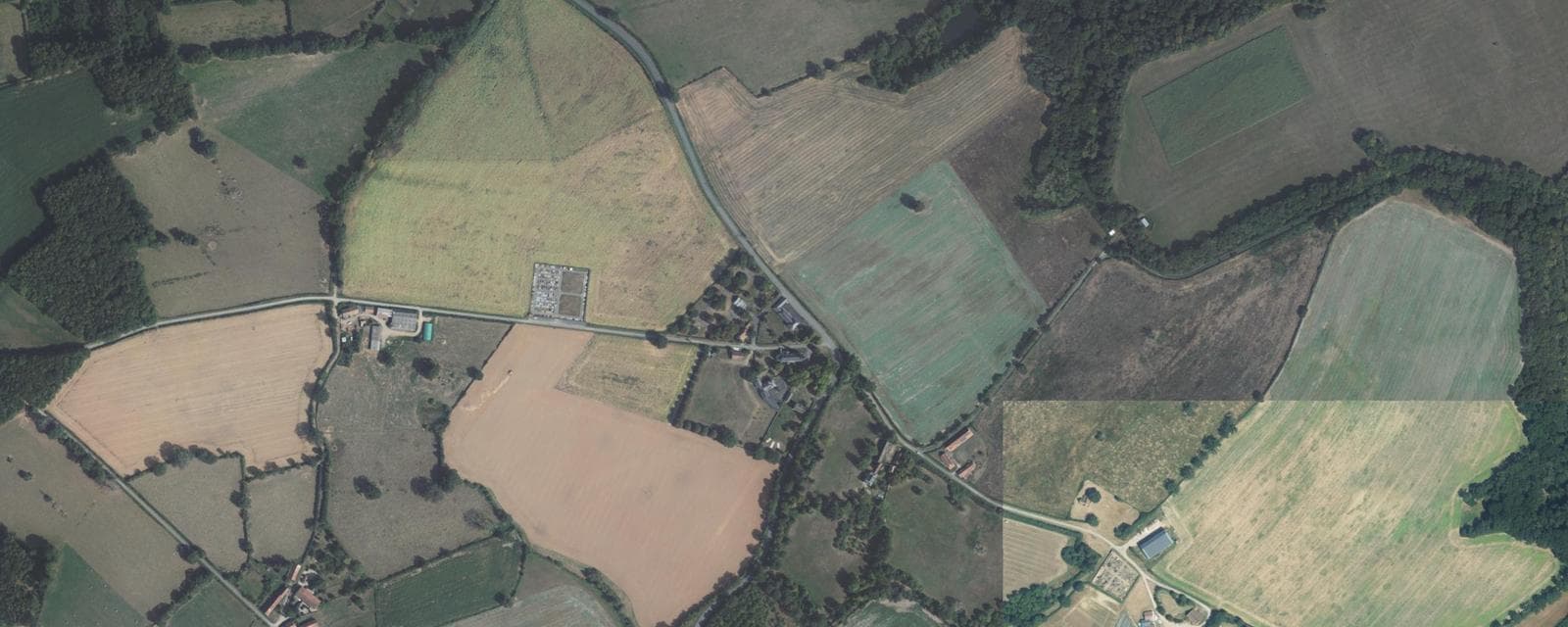 Vue aérienne de Sidiailles (Cher)