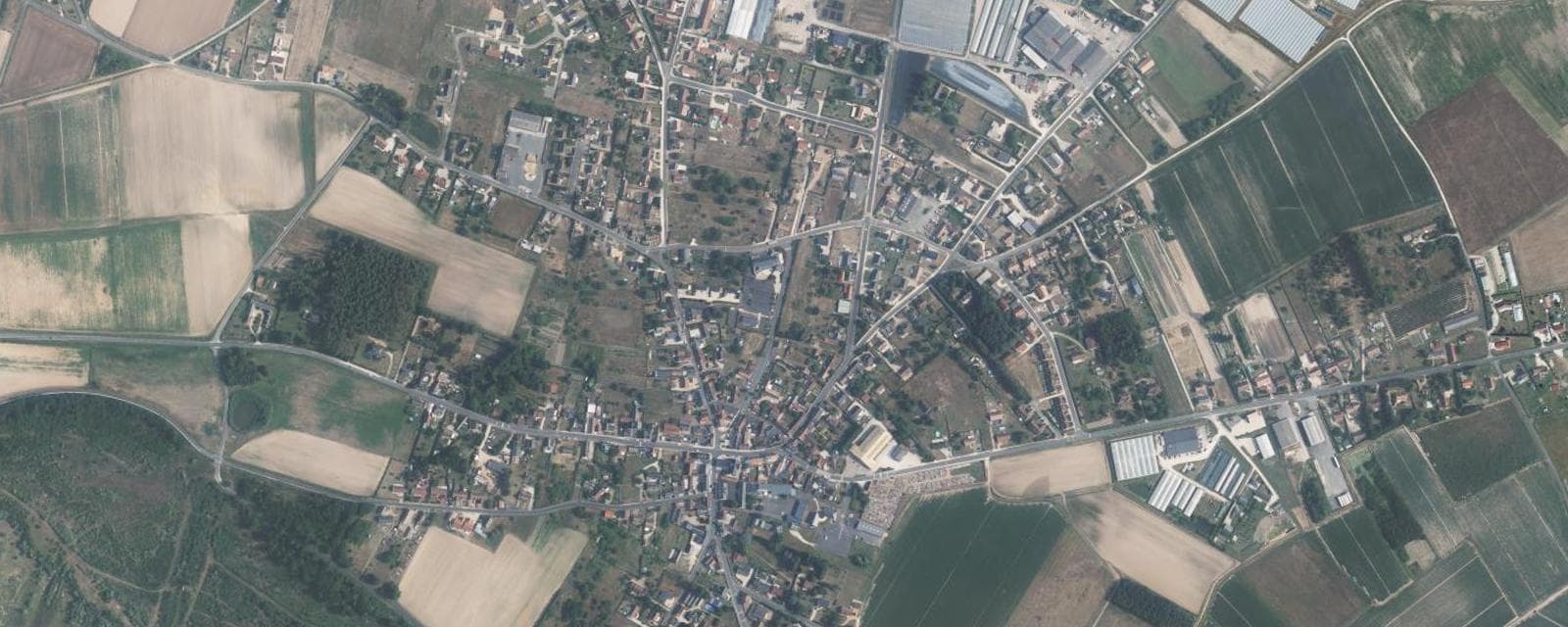 Vue aérienne de Soings-en-Sologne (Loir-et-Cher)