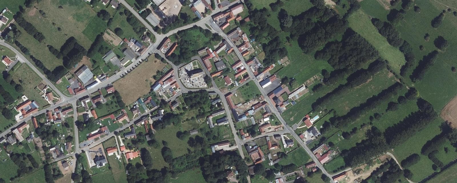 Vue aérienne de Sombrin (Pas-de-Calais)