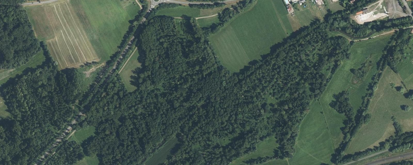 Vue aérienne de Steinbourg (Bas-Rhin)