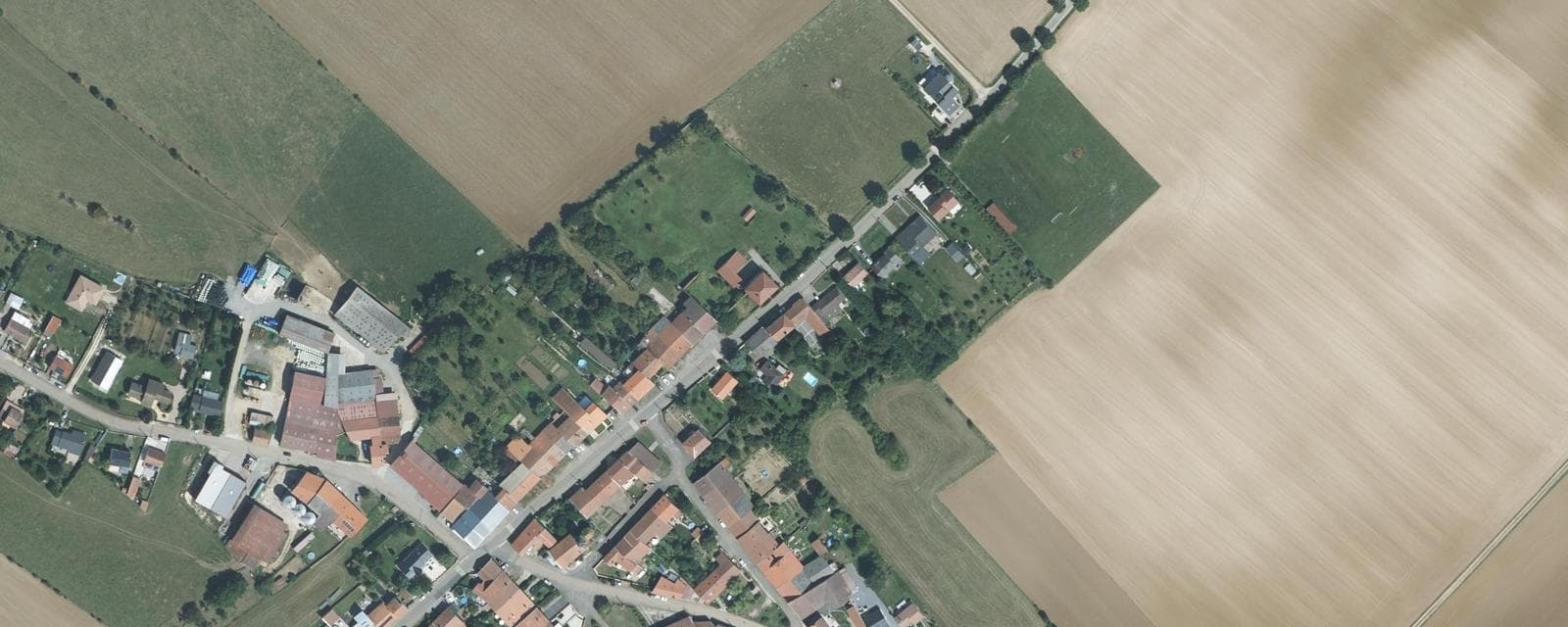 Vue aérienne de Tronville (Meurthe-et-Moselle)