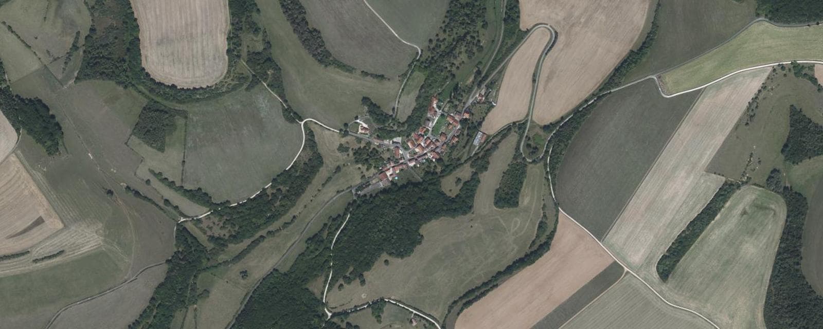 Vue aérienne de Vals-des-Tilles (Haute-Marne)
