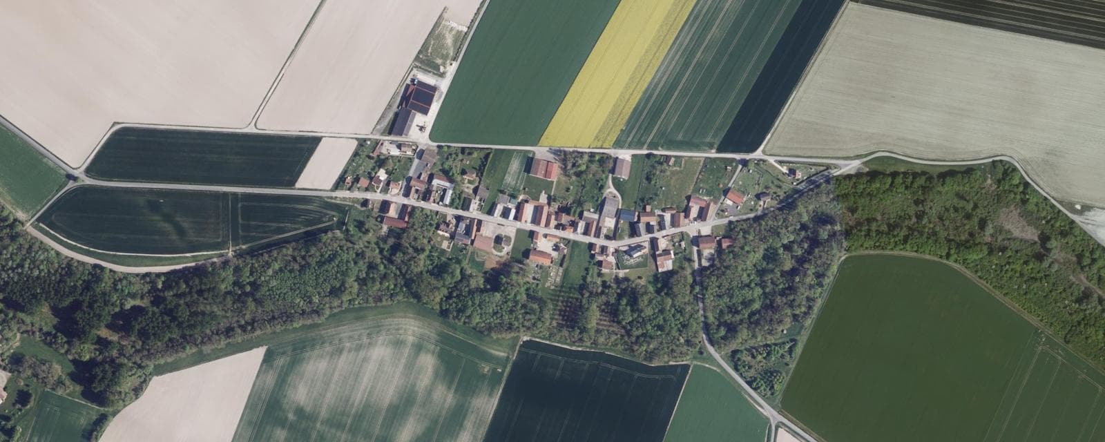 Vue aérienne de Vassimont-et-Chapelaine (Marne)