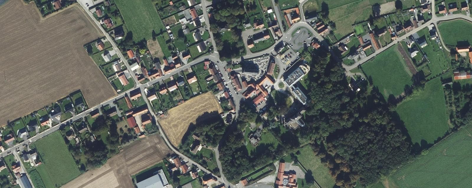 Vue aérienne de Wardrecques (Pas-de-Calais)